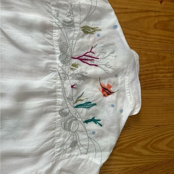 Johnny Was Coralie Oversized Weekend Tunic W22722-5 Women’s SIZE MED Embroidered - Picture 13 of 14